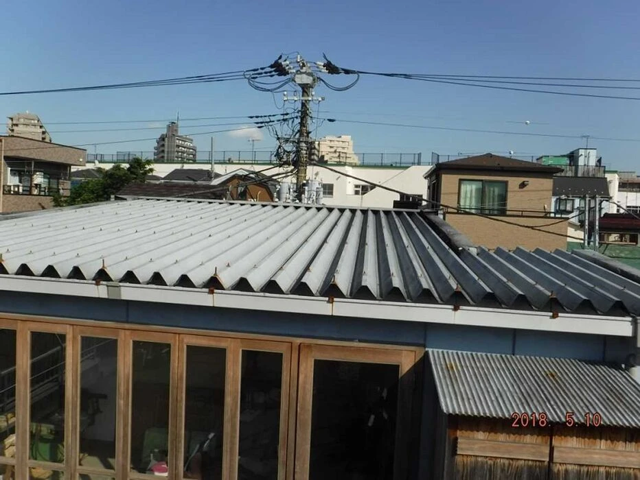 画像1428：スレート屋根補修工事