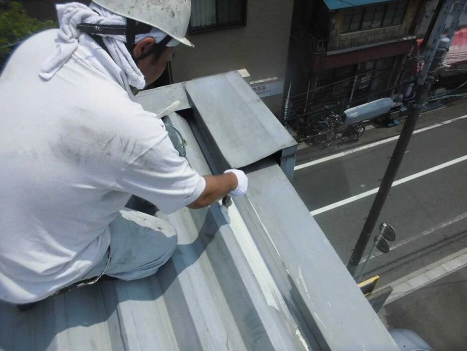 画像1430：スレート屋根補修工事